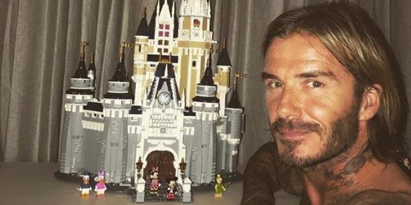 David Beckham thích chơi Lego